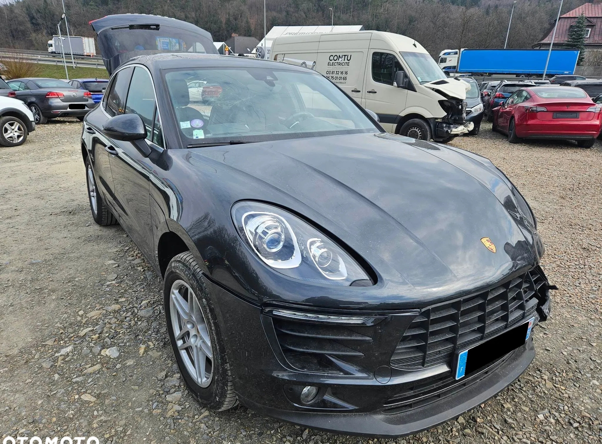 Porsche Macan cena 94500 przebieg: 79000, rok produkcji 2016 z Warszawa małe 301